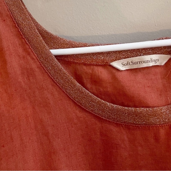 Soft Surroundings Terracotta Tank Top - Picture 3 of 5